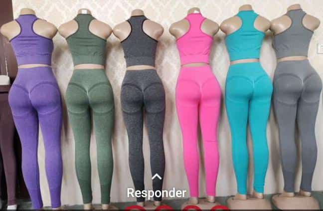 CONJUNTO CALZA Y TOP LEVANTA COLA