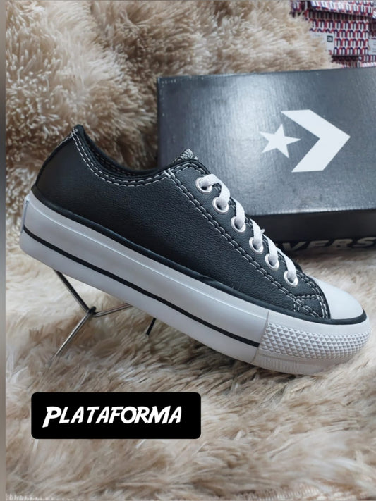 ALL STAR ORIGINAL PLATAFORMA ECO CUERO