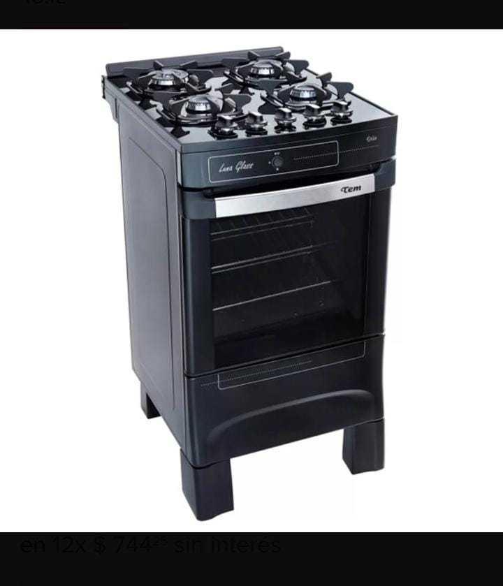 COCINA TEM LUNA GLASS 4H
