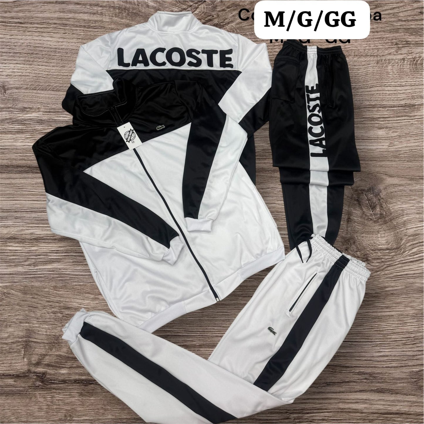 CONJUNTO DEPORTIVO LACOSTE HOMBRE – CAMPERA Y PANTALÓN JOGGER