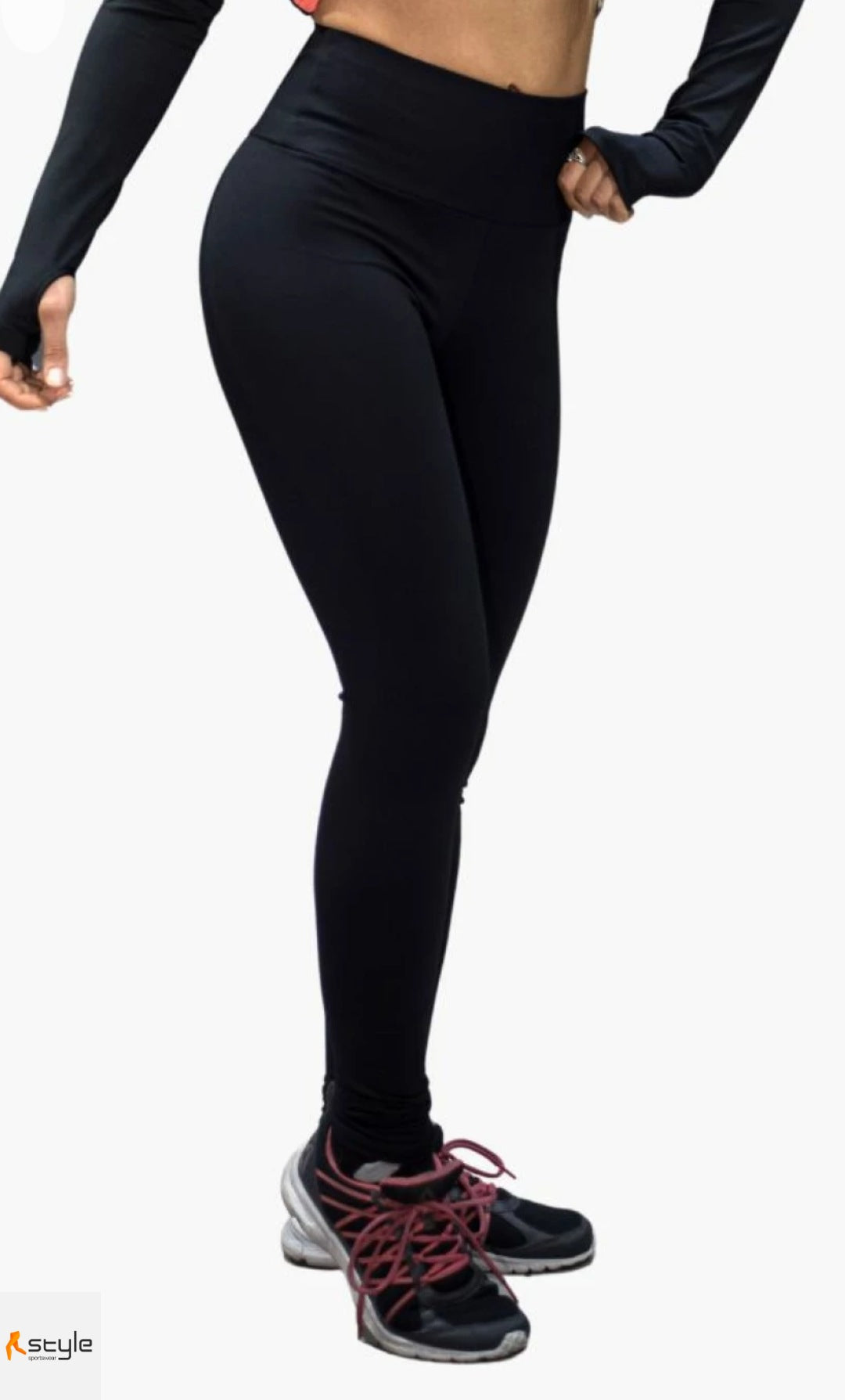 CALZA LARGA NEGRA LYCRA