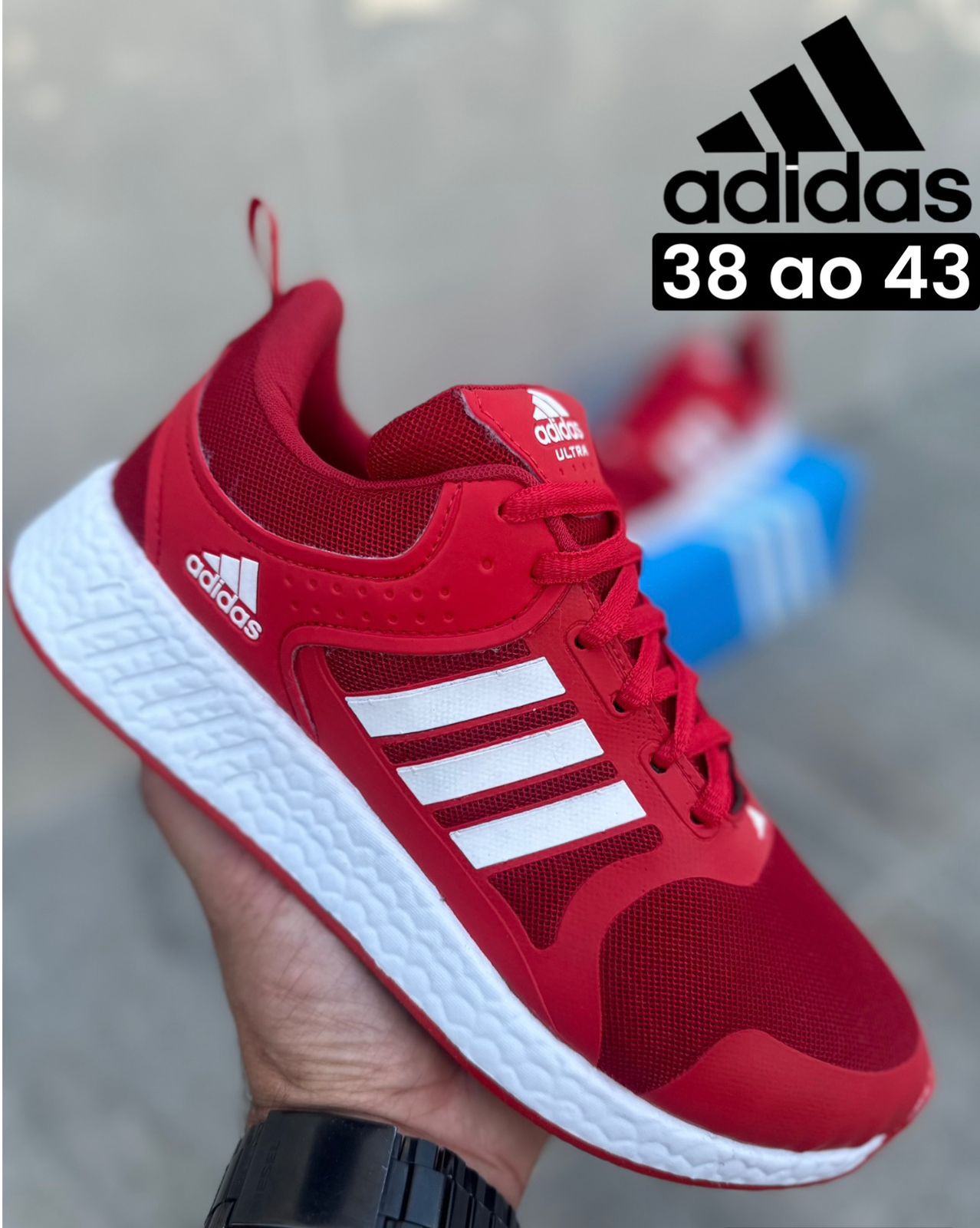 Adidas shoes rojos cortos best sale