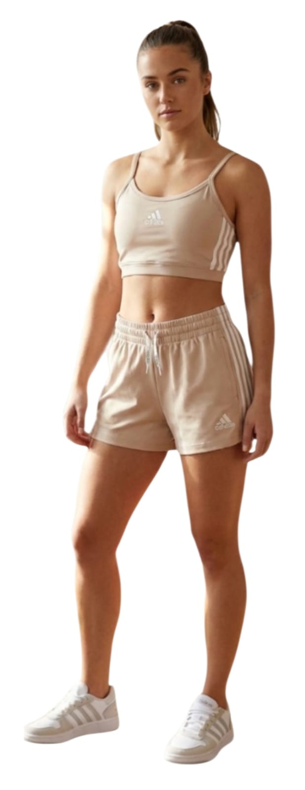 CONJUNTO ADIDAS MUJER FITNESS - TOP Y SHORT DEPORTIVO