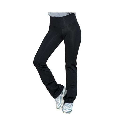 CALZA LARGA NEGRA LYCRA RECTA