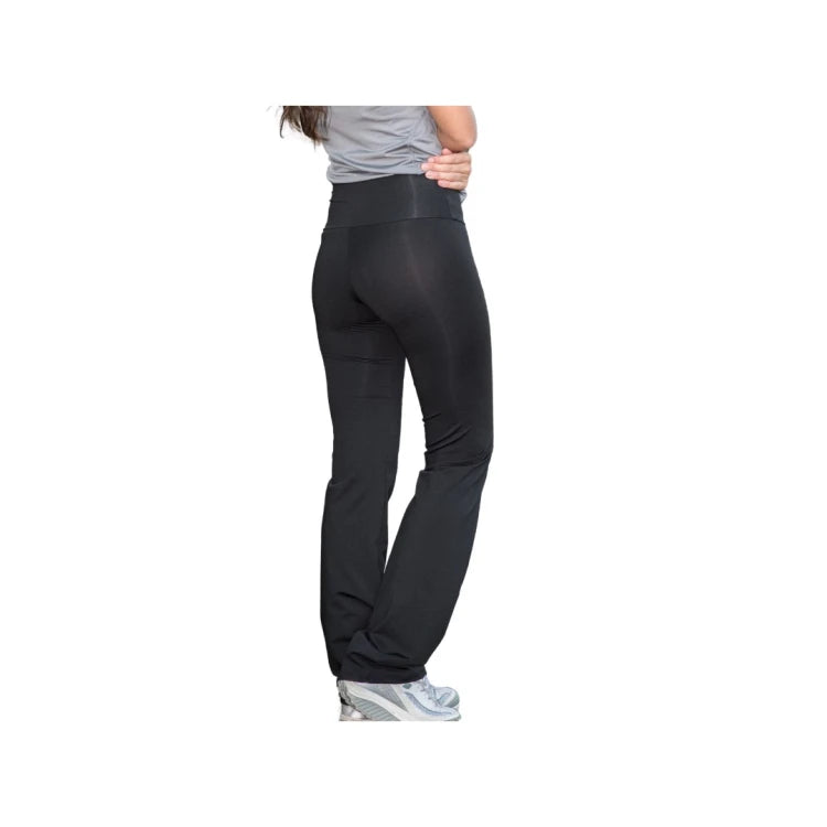 CALZA LARGA NEGRA LYCRA RECTA